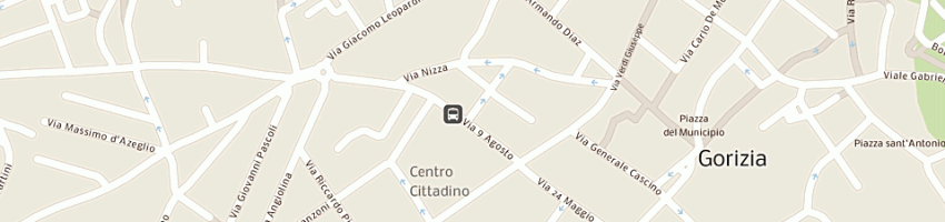 Mappa della impresa m e g associati snc di adriano michelli e c a GORIZIA