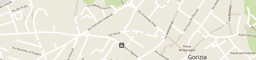 Mappa della impresa centro carni isontine a GORIZIA