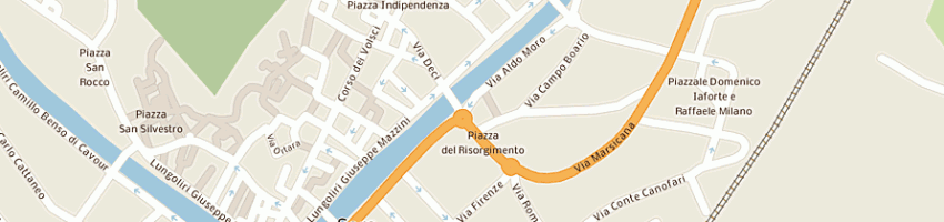 Mappa della impresa tronconi giuseppe a SORA
