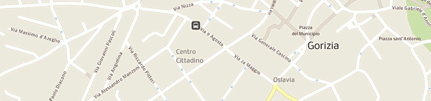 Mappa della impresa agenzia immobiliare centrale a GORIZIA