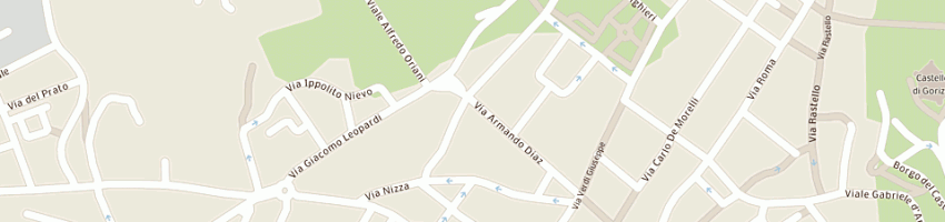 Mappa della impresa danielis flli (srl) a GORIZIA