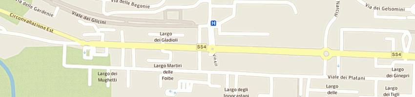 Mappa della impresa bar impianto agip di agostini attilio a ASCOLI PICENO
