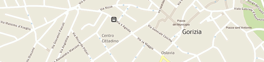 Mappa della impresa botteguccia di orzan claudio a GORIZIA