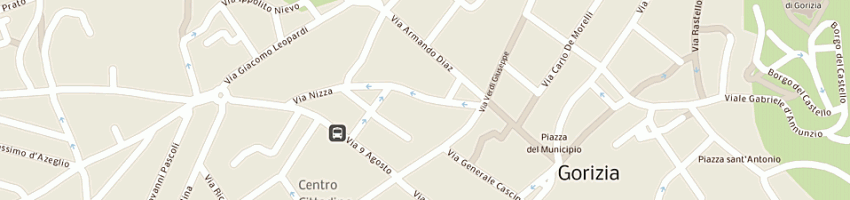 Mappa della impresa studio leg ass avv marchiori avv paulizzi a GORIZIA
