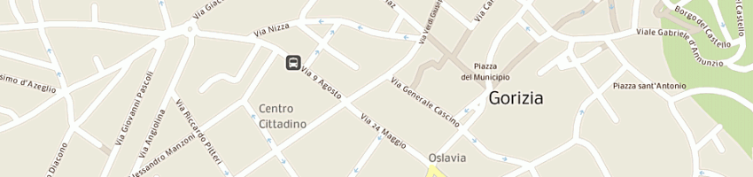 Mappa della impresa profumeria k a GORIZIA