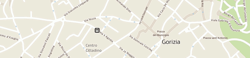 Mappa della impresa ai tre soldi goriziani a GORIZIA
