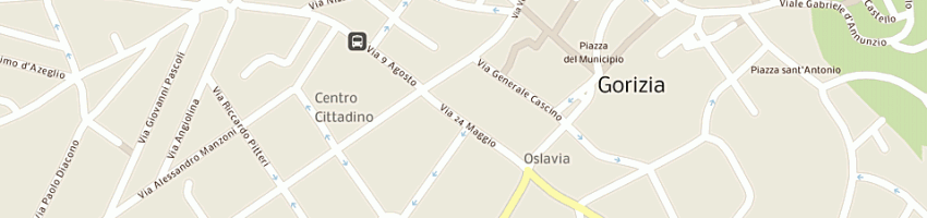 Mappa della impresa artis artigianato isontino servizi srl a GORIZIA