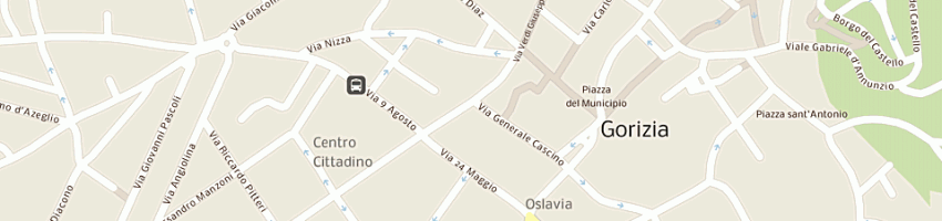 Mappa della impresa max srl a GORIZIA