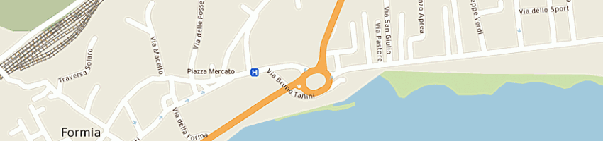 Mappa della impresa la sirena sas di pirolozzi benedetto a FORMIA