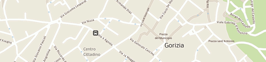 Mappa della impresa cinematografo corso a GORIZIA