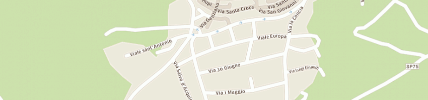 Mappa della impresa giustozzi fausto a POTENZA PICENA
