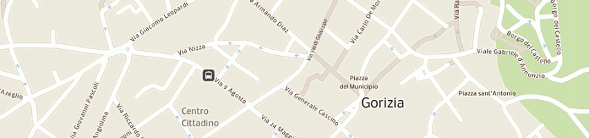 Mappa della impresa farmacia all'orso bianco dssa carla tavasani a GORIZIA