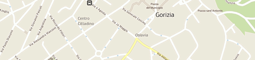 Mappa della impresa panificio goriziano a GORIZIA