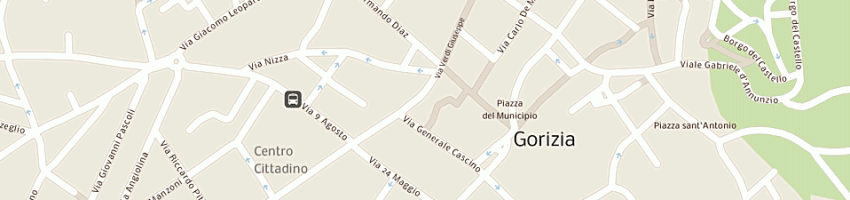 Mappa della impresa demo dati (srl) a GORIZIA