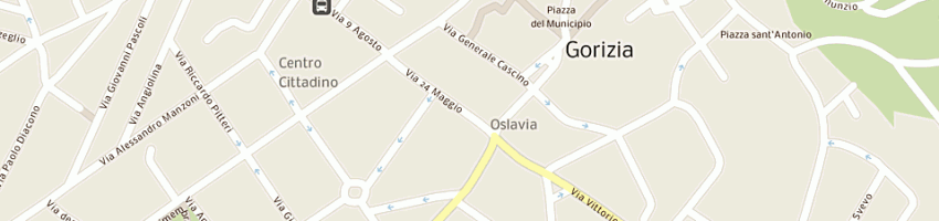 Mappa della impresa trani elisa a GORIZIA