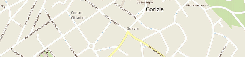 Mappa della impresa ottica bierre di simionato biagio a GORIZIA