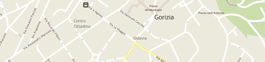 Mappa della impresa opera interm finanz sas di bus a GORIZIA