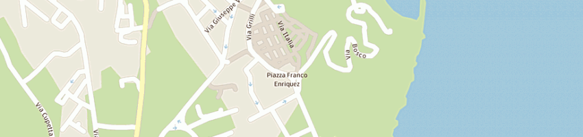 Mappa della impresa ristorante locanda rocco a SIROLO