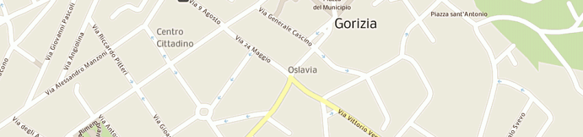 Mappa della impresa marine international monfalcone srl a GORIZIA