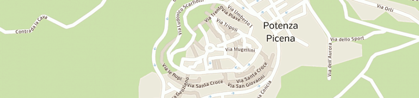 Mappa della impresa supermercato sma a POTENZA PICENA