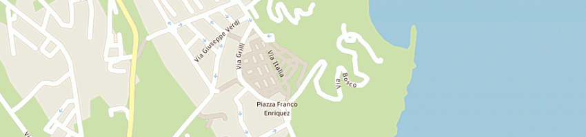 Mappa della impresa la grotta di rossini david e perre giuseppe e csnc a SIROLO
