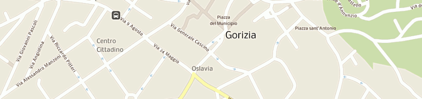 Mappa della impresa caffe' trieste di brumat serena e c sas a GORIZIA