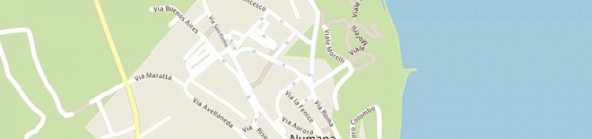 Mappa della impresa cicli rossini a ANCONA