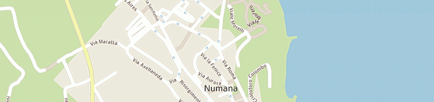 Mappa della impresa eredi taviani di clementi luciana e c - snc a NUMANA