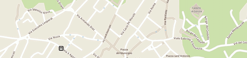 Mappa della impresa toppani daniele a GORIZIA