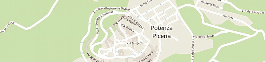 Mappa della impresa bar pasticceria dolci momenti di foglia fabiola e c sas a POTENZA PICENA