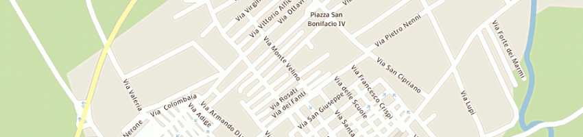 Mappa della impresa ragno di russo gianvito sas a SAN BENEDETTO DEI MARSI