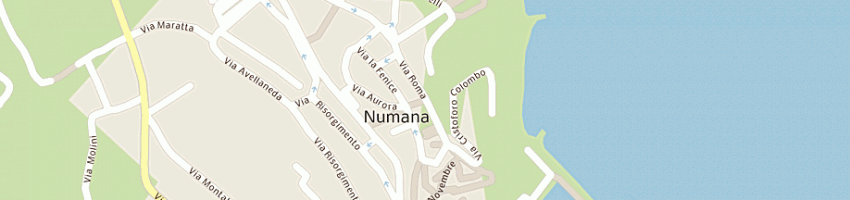 Mappa della impresa ristorante da vincenzo a NUMANA