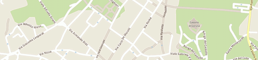 Mappa della impresa cozzutto gianfranco a GORIZIA