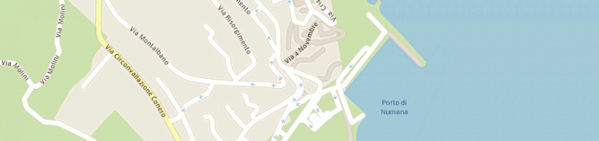 Mappa della impresa taunus tours srl a NUMANA