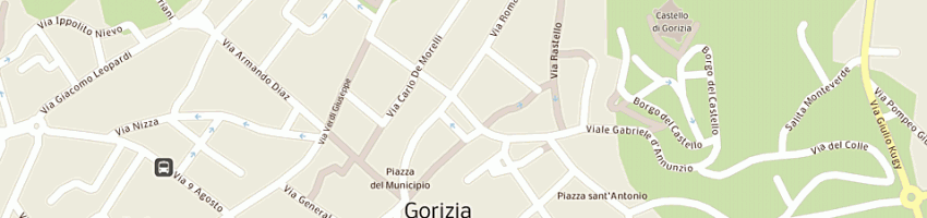 Mappa della impresa al ribasso di franceschini vidmar a GORIZIA