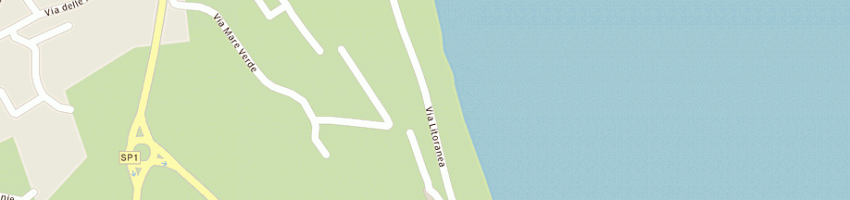 Mappa della impresa stabilimento balneare la capannina a NUMANA