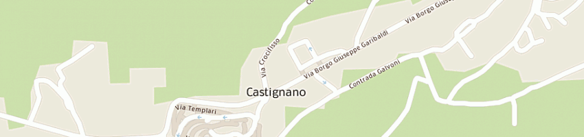 Mappa della impresa alfonsi sabatino e c snc a CASTIGNANO