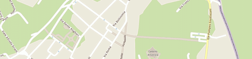 Mappa della impresa ego servizi (srl) a GORIZIA