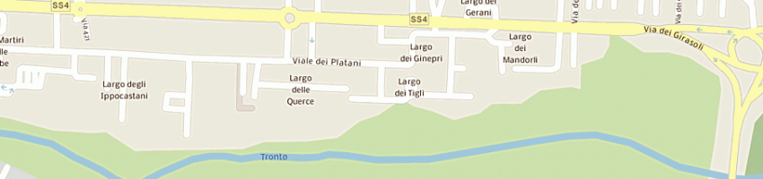 Mappa della impresa circolo ricreativo monticelli a ASCOLI PICENO
