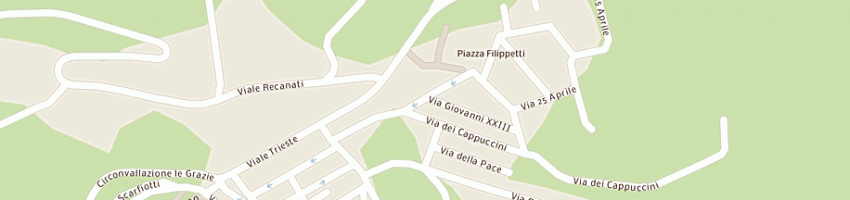 Mappa della impresa rosati nicola a POTENZA PICENA