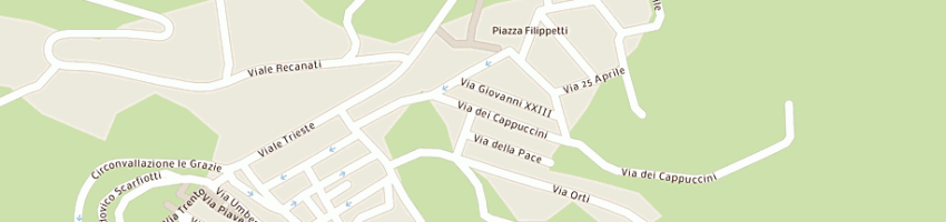Mappa della impresa anna's calzature di volonnino e c snc a POTENZA PICENA