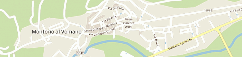 Mappa della impresa boschi assicurazioni sas a MONTORIO AL VOMANO