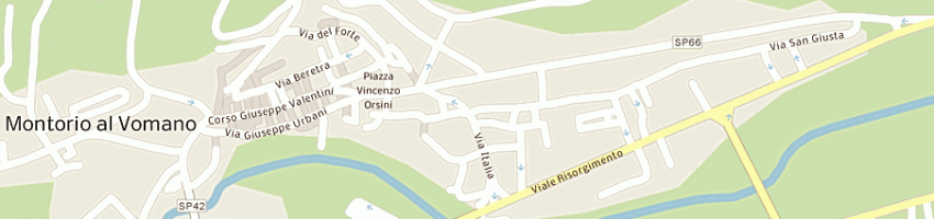 Mappa della impresa luna sas di riccioni pietro e c a MONTORIO AL VOMANO