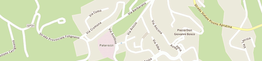 Mappa della impresa palazzetto dello sport a FOLIGNANO