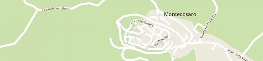 Mappa della impresa angeletti giovanni a MONTECOSARO
