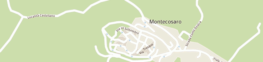 Mappa della impresa fratini mario a MONTECOSARO