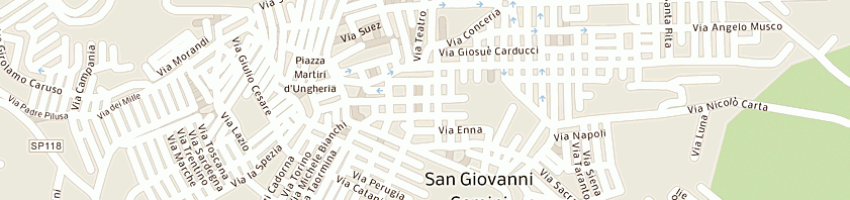 Mappa della impresa pizzeria arcobaleno di burgarella a SAN GIOVANNI GEMINI