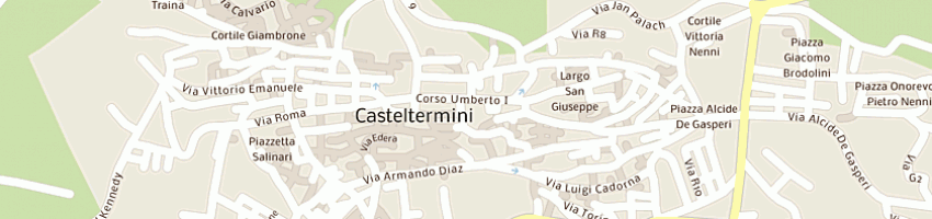 Mappa della impresa di liberto calogero a CASTELTERMINI