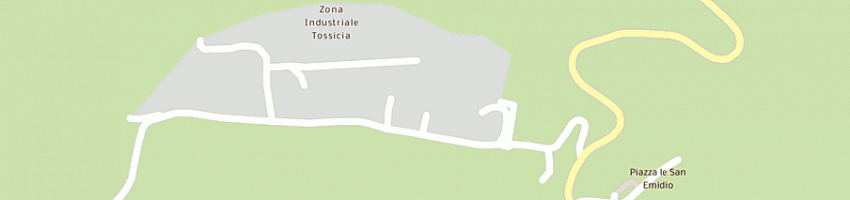 Mappa della impresa comune di tossicia a TOSSICIA