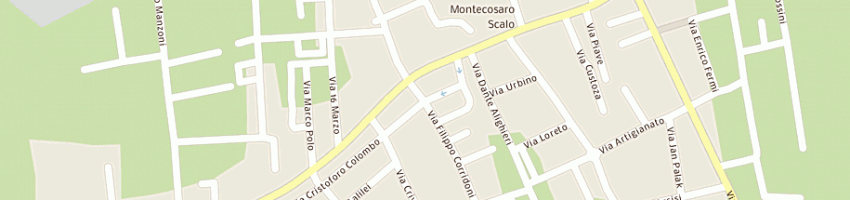 Mappa della impresa g point di biagioli guido a MONTECOSARO